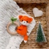 Crochet pattern baby rattle fox