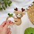 Crochet pattern baby rattle deer