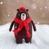 Pattern Winter bear