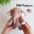 Elephant crochet pattern