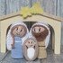 Die Krippe oder Maria,Josef und das Jesuskind als Fingerpuppen :-)