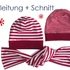 Schnitt und Anleitung Beanie Mütze zum Wenden oder einfach mit Schal