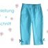 Schnitt und Anleitung für Mädchen Caprihose Gr. 80-110