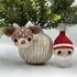 Crochet Pattern - Christmas baubles (Deer baby and Santa Claus)