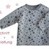 Schnitt und Anleitung Baby Sweatshirt mit Verschluss Gr.56-86