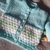 Strickanleitung Babyjacke im Bubblemuster Größe 74/80!