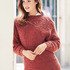 Strickanleitung: Quer gestrickter Pulli mit ausdrucksvoller Ajour-Bordüre