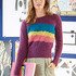 Strickanleitung: Sportlich: Pulli mit Intarsien-Streifen