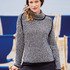 Strickanleitung: So elegant! Rollkragenpulli mit kleinem Hahnentrittmuster