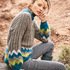 Strickanleitung: Pulli mit Jacquardbordüre und Schulterpasse