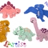 5 Dinos Crochet Applique pattern