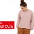 FRAU CAJA • Raglanpullover mit Blousonärmeln