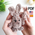 Amigurumi pattern, mini Easter bunny