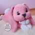 Crochet pattern " The big softy bunny"