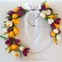 Crochet Crocus wreath or bouquet for Springtime, Crochet Pattern