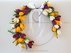 Crochet Crocus wreath or bouquet for Springtime, Crochet Pattern