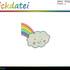 Stickdatei "Regenbogen - Wolke"