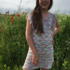 Pattern Summer Dress for Girls Over the Rainbow