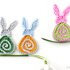 "Bunny Spirelli" - Easter decoration, pendant, pocket dangler, appliqué