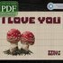 I Love You > Cross Stitch Pattern PDF