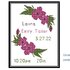 Baby birth announcement modern cross stitch pattern