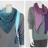 2 crochet patterns in a set! Scarf Craban and triangular shawl Abraxas