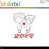 Stickdatei "LOVE - Paar - Valentinstag - Hochzeit" - (DST, VP3, XXX, PES)