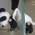 Türstopper, Klemmschutz Panda, gehäkelt von DaDaDe