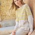 Strickanleitung: Nahtloser Pulli mit Streifenpasse