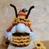 Little Gnome "Ruffle bee" - crochet pattern