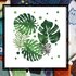 Cross Stitch Pattern Tropical Leaves