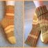 Warme Socken mit verstärkter Bumerang Ferse, Sohle und Spitze