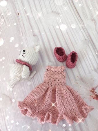 Crochet Princess dress for dolls (portuguese/spanish) 