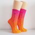 Samba - Socken mit Zopfmuster