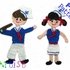 Sailor Boy & Girl crochet pattern applique