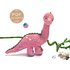 Dinosaur Crochet Pattern, Amigurumi Diplodocus Coka, Dino Brachiosaurus