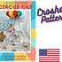 Circus Cat Crochet Pattern, Baby Mobile Crochet Pattern.