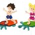 Surfer Bou & Girl crochet pattern applique