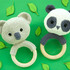 Pattern Set Koala and Panda Bear Baby Rattle Amigurumi PDF Pattern