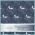 Digital Papier nahtlos Motiv Reh Scrapbooking Wallpaper blue