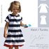 Kleid Kinder – E-Book Schnittmuster Gr. 74-140 – Yelva