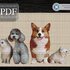 Four Friends > Cross Stitch Pattern PDF