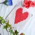 Crochet Pattern Big Heart Washcloth