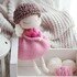 Doll angel with hearts Crochet Pattern