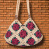 Granny square crochet bag pattern PDF and video tutorial