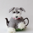 Miniature Schnauzer Tea Cosy Knitting Pattern