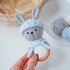 Bunny in Hat Baby Rattle - Crochet Pattern