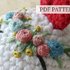 Floral Embroidery on Amigurumi Toy PDF Pattern DIY Easter Gift