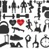 Sport Fitness - Stickdatei - Silhouette