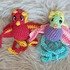 Häkelanleitung Amigurumi Paradiesvogel "Elvira" und Phönix "Elvis"